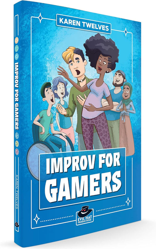 LLC Improv for Gamers: Second Edition - Hardcover RPG Book, Role Playing Game